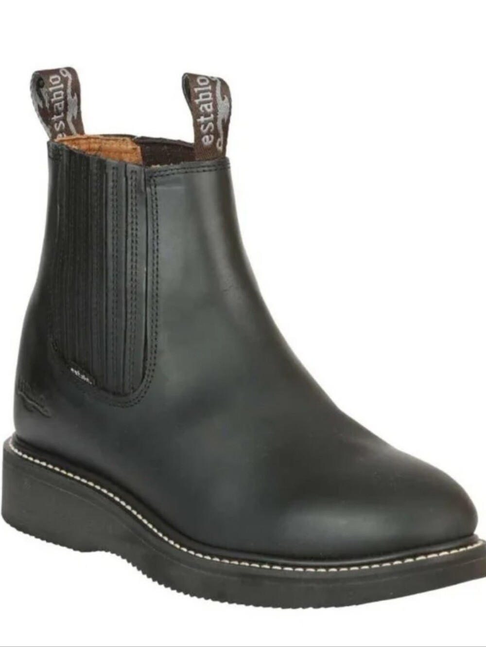 Women’s Black Chelsea Style Work Boots Size 9-9.5